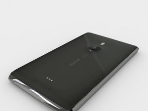 nokia lumia 925 black Modelo 3D