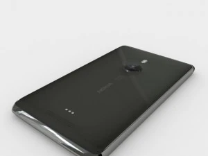 nokia lumia 925 black 3D Model