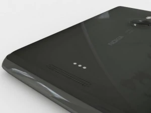 nokia lumia 925 black 3D Model