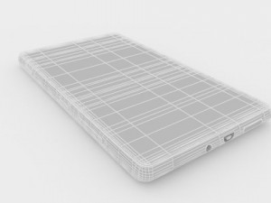 nokia lumia 925 black Modelo 3D