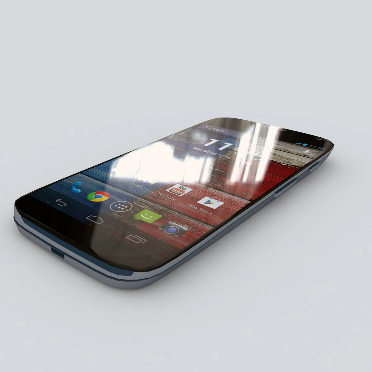 motorola moto x 3D Model .c4d .max .obj .3ds .fbx .stl .blend