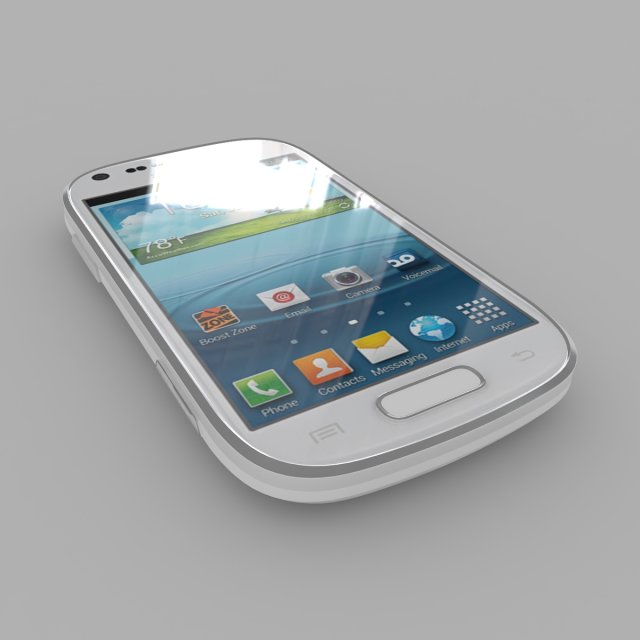 samsung galaxy prevail 2 3D Модель .c4d .max .obj .3ds .fbx .stl .blend 