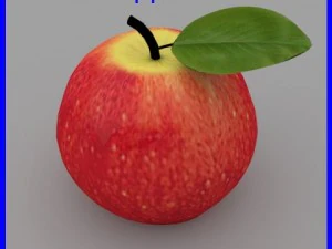 manzana Modelo 3D