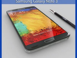 samsung galaxy nota 3 rosa Modelo 3D