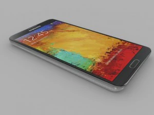 samsung galaxy note 3 pink 3D Model