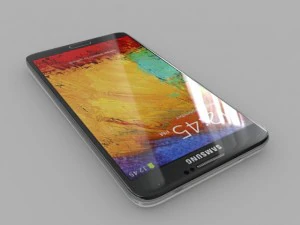 samsung galaxy note 3 pink 3D Model
