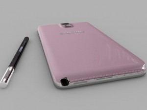 samsung galaxy note 3 pink 3D Модель