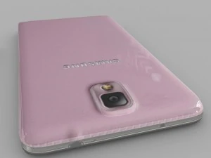 samsung galaxy note 3 pink 3D Model