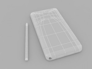 samsung galaxy note 3 pink 3D Модель
