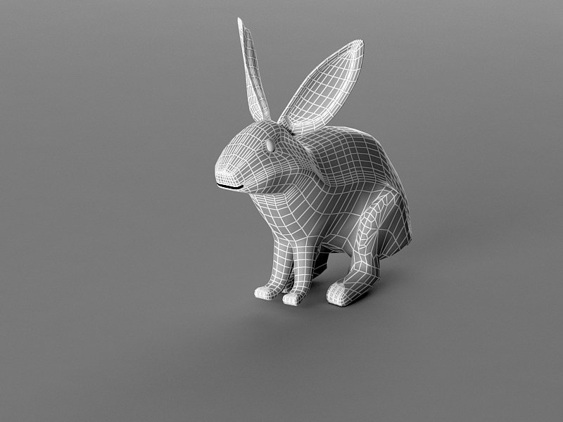 Rigid3d. 3д кролик квадратный. Кролик 3д. Кролик 3d