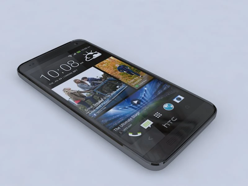 htc one mini 3D Model .c4d .max .obj .3ds .fbx .stl .blend 