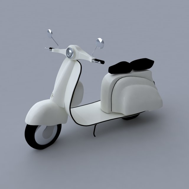 scooter 3Dモデル .c4d .max .obj .3ds .fbx .stl .blend 