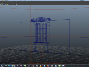 architectural window and lindle 3D मॉडल