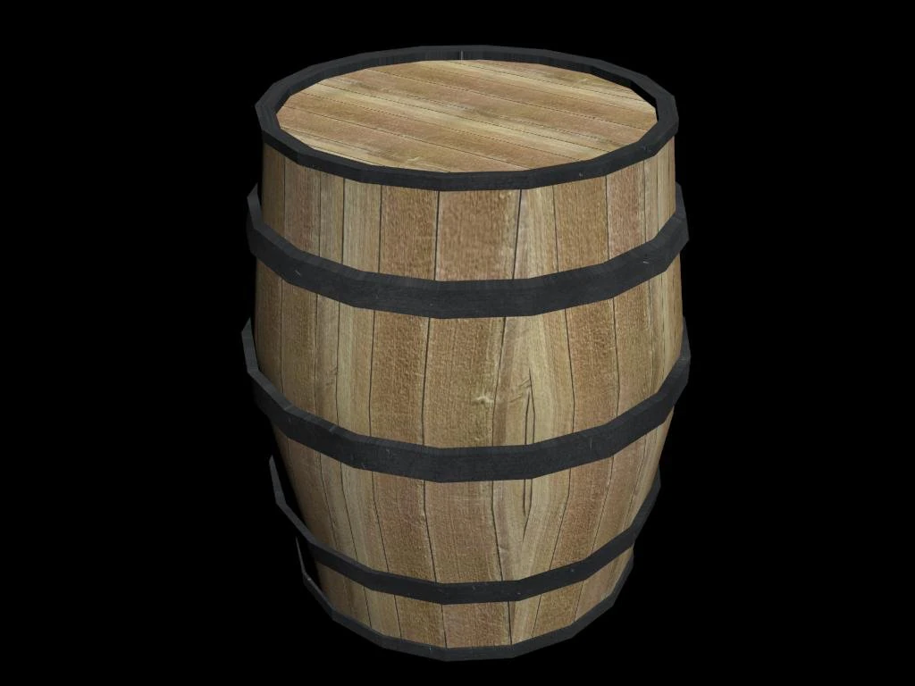 beczki Model 3D .c4d .max .obj .3ds .fbx .stl .blend 