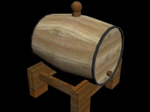 beczki Model 3D