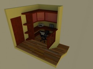 librarybiblioteca Modèle 3D