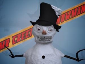 snowman creepy 3D 모델