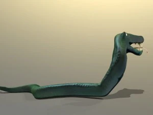 snake  lenny the snake 3D Model