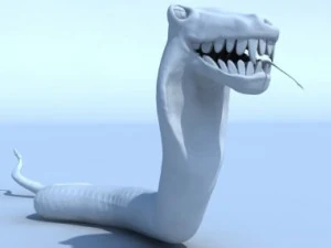 snake  lenny the snake 3D Model
