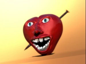 strzała w serce Model 3D