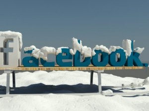 social media winter logos Modelo 3D