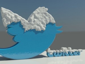 social media winter logos 3D 模型