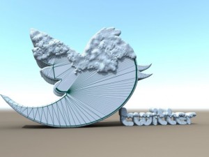 social media winter logos 3D 模型