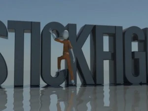 фигурка из палочек 3D Модель