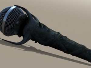 heavy metal microphone Model 3D