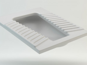 squat toilet Model 3D