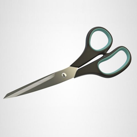 scissors Model 3D .c4d .max .obj .3ds .fbx .stl .blend