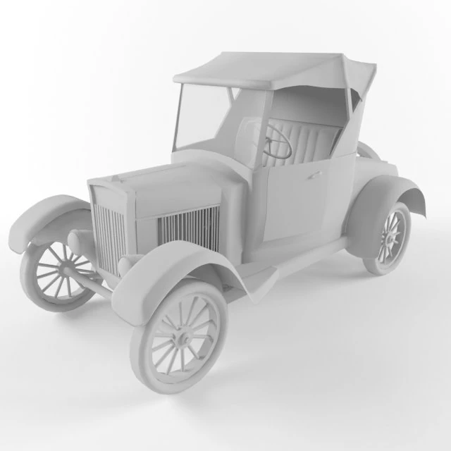 ford t 3D Model .c4d .max .obj .3ds .fbx .stl .blend 