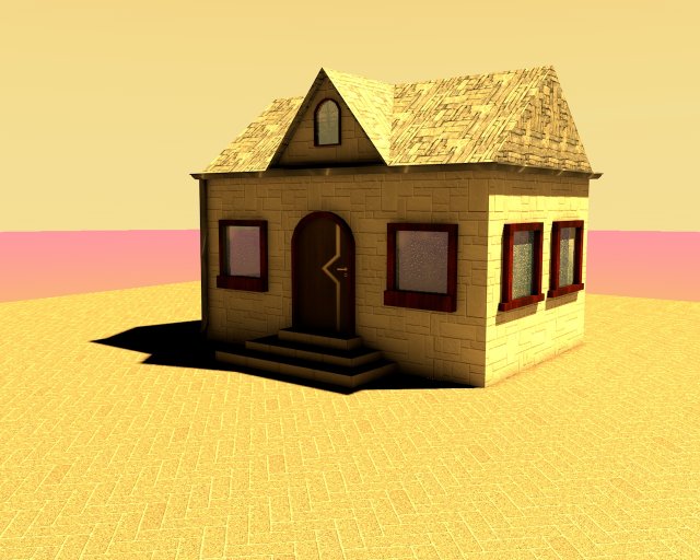 modern house 3D Model .c4d .max .obj .3ds .fbx .stl .blend 