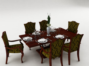 dining table 3D Model