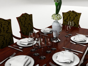dining table 3D Model