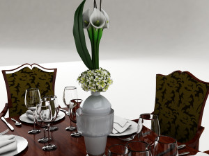 dining table 3D Model