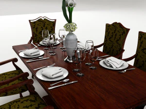 dining table 3D Model