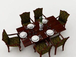 dining table 3D Model