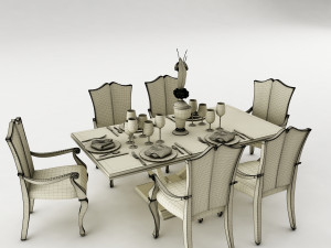 dining table 3D Model