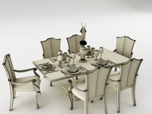 dining table 3D Model