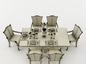dining table 3D Model