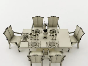 dining table 3D Model