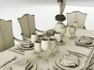 dining table 3D Model