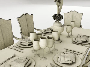 dining table 3D Model
