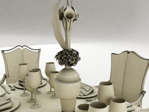 dining table 3D Model