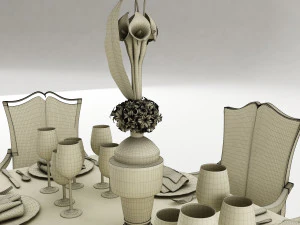 dining table 3D Model