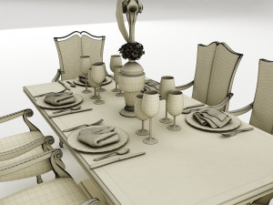 dining table 3D Model
