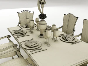 dining table 3D Model