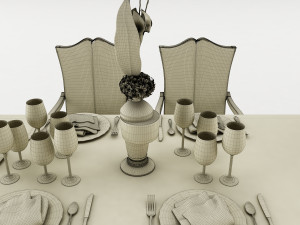 dining table 3D Model