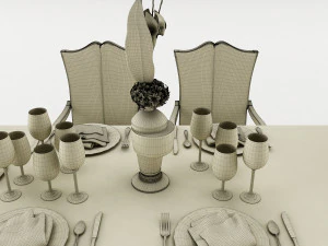 dining table 3D Model